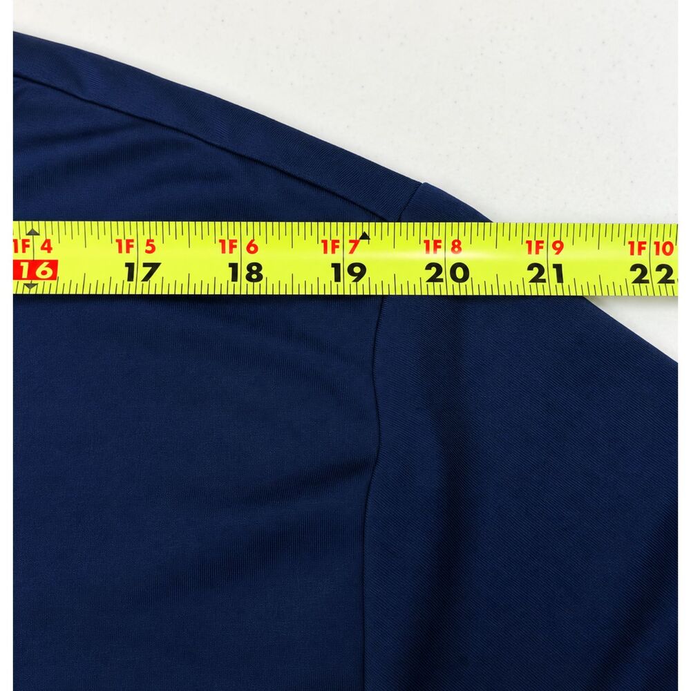 RLX Ralph Lauren Texas Golf Polo Mens XL Navy Blue Wicking Stretch Performance - Picture 6 of 11
